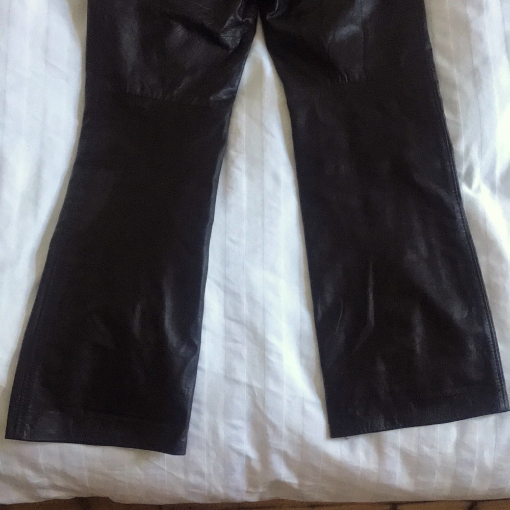 Vintage Laurence Roy high-waisted leather pants - Picture 8 of 10